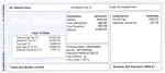 Example payslip with PAYE tax deduction and National Insurance deduction