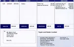 Example payslip with year-to-date totals, PAYE tax, and National Insurance deductions