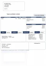 Example payslip with employee name, NI number, and pay date