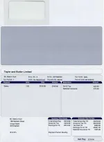 Sample monthly payslip showing cash payment and total net pay