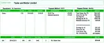 Example monthly payslip with payment period and payment method shown