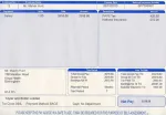 Example payslip with employee name, tax code, and NI number